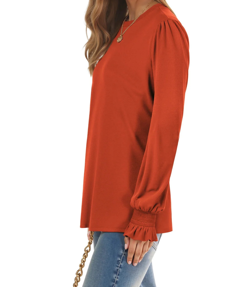 Elegant Puff Sleeve Top
