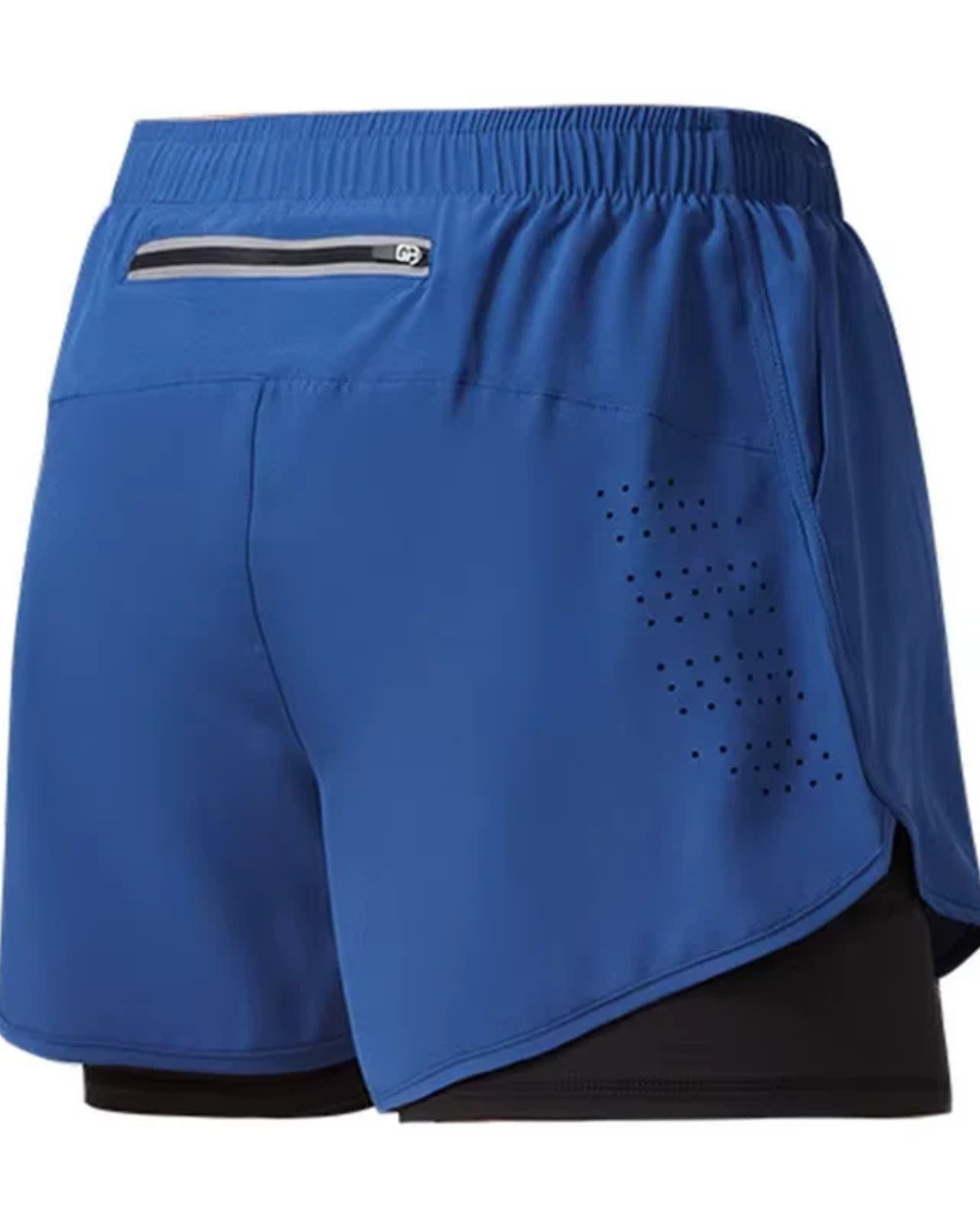 Solid Polyester Running Shorts