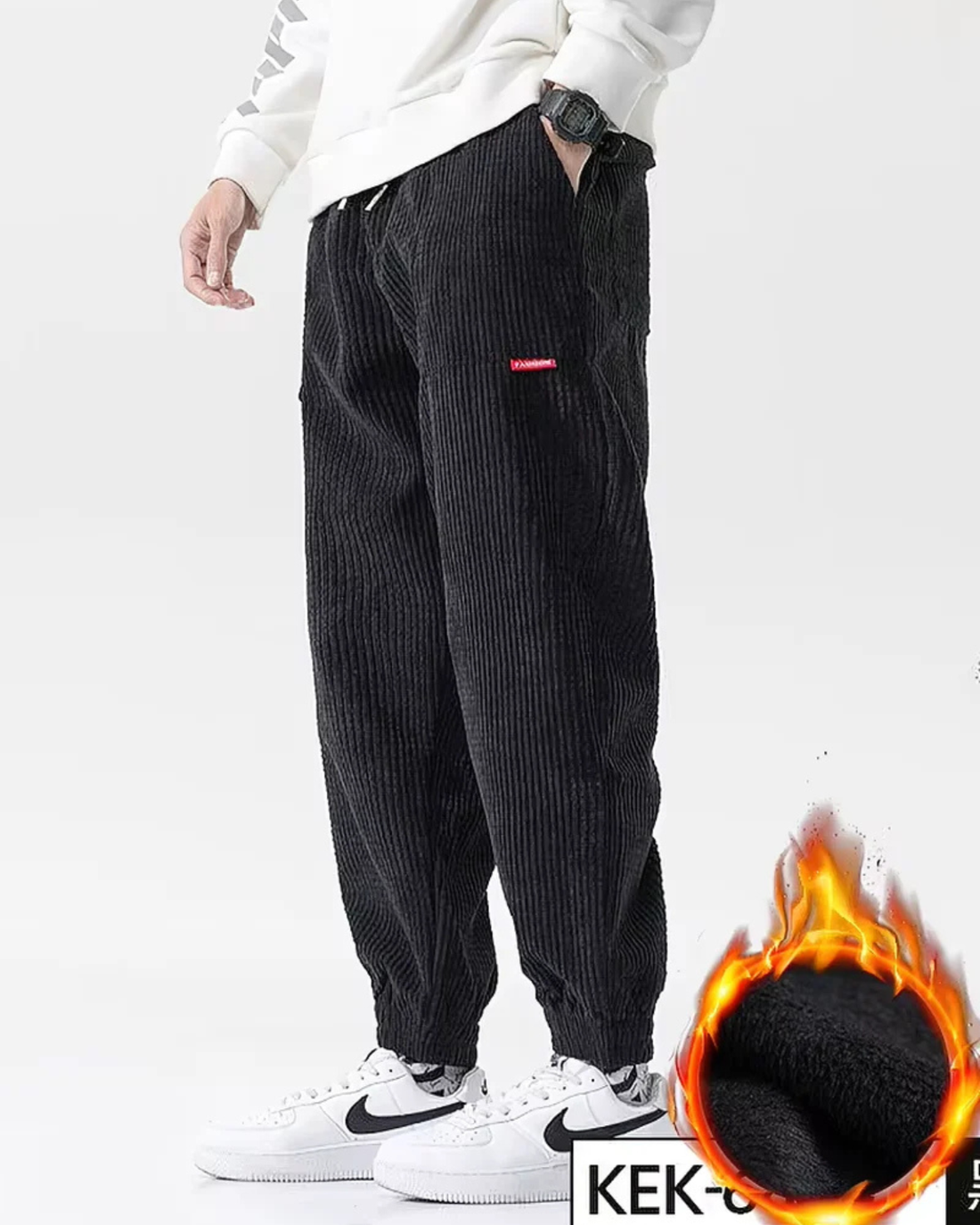 Corduroy Jogger Pants