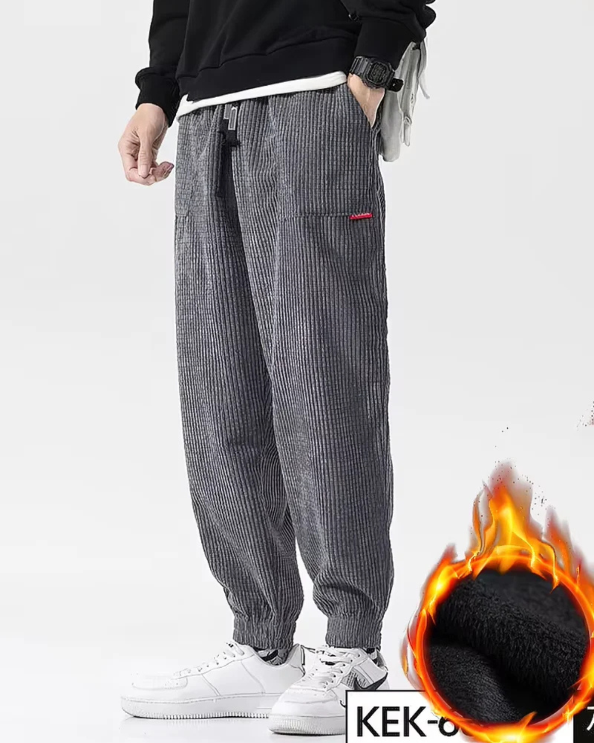Corduroy Jogger Pants