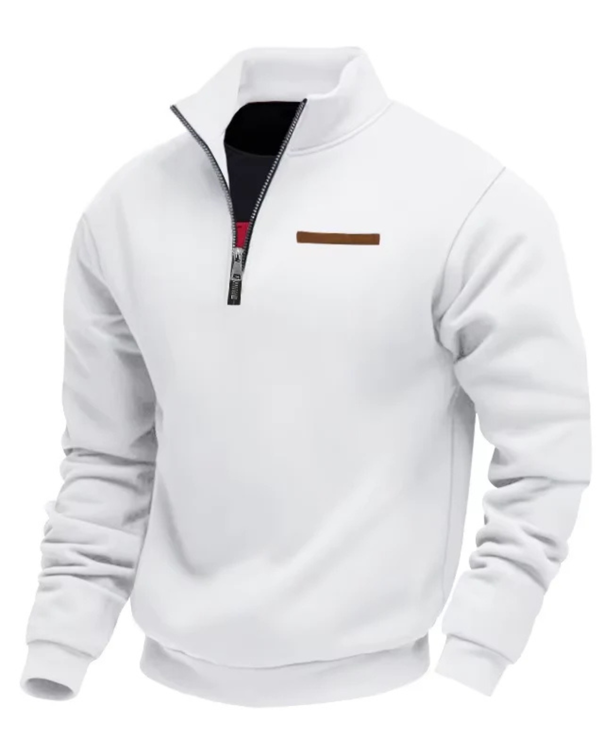 Half-Zip Fleece Pullover Sweater