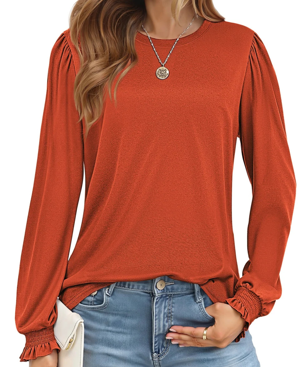 Elegant Puff Sleeve Top
