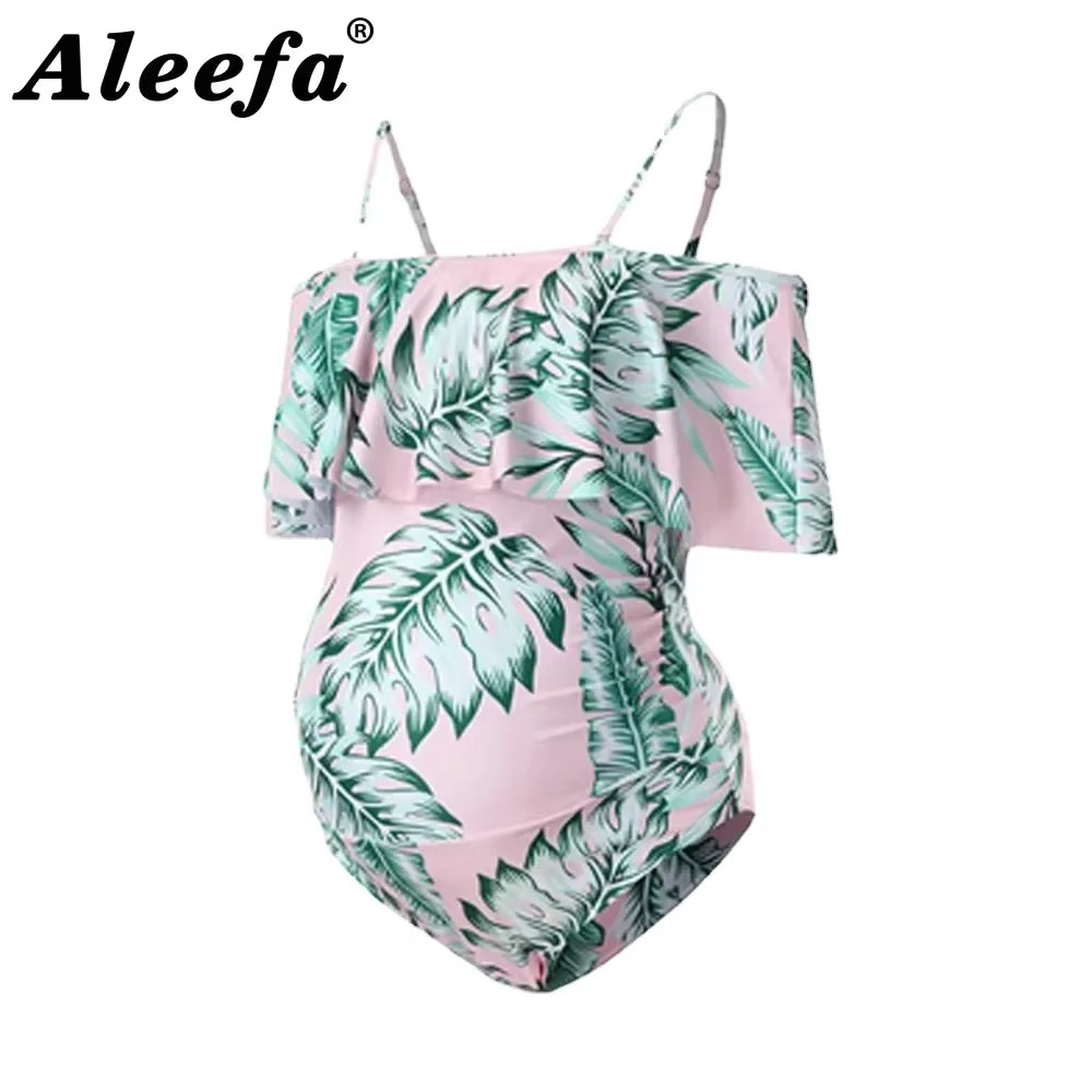 Swimwear for Pregnant Women One Piece Swimsuit Maternity Sexy plus Size Maternity Swimwear Women Pregnancy Dressp