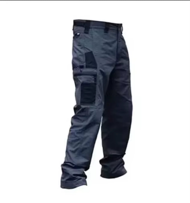Wear Resistant Work Pant Man Multi-Pocket Straight Cargo Trousers Outdoor Jogging Tactical Pants Spring Autumn Casual Trousers