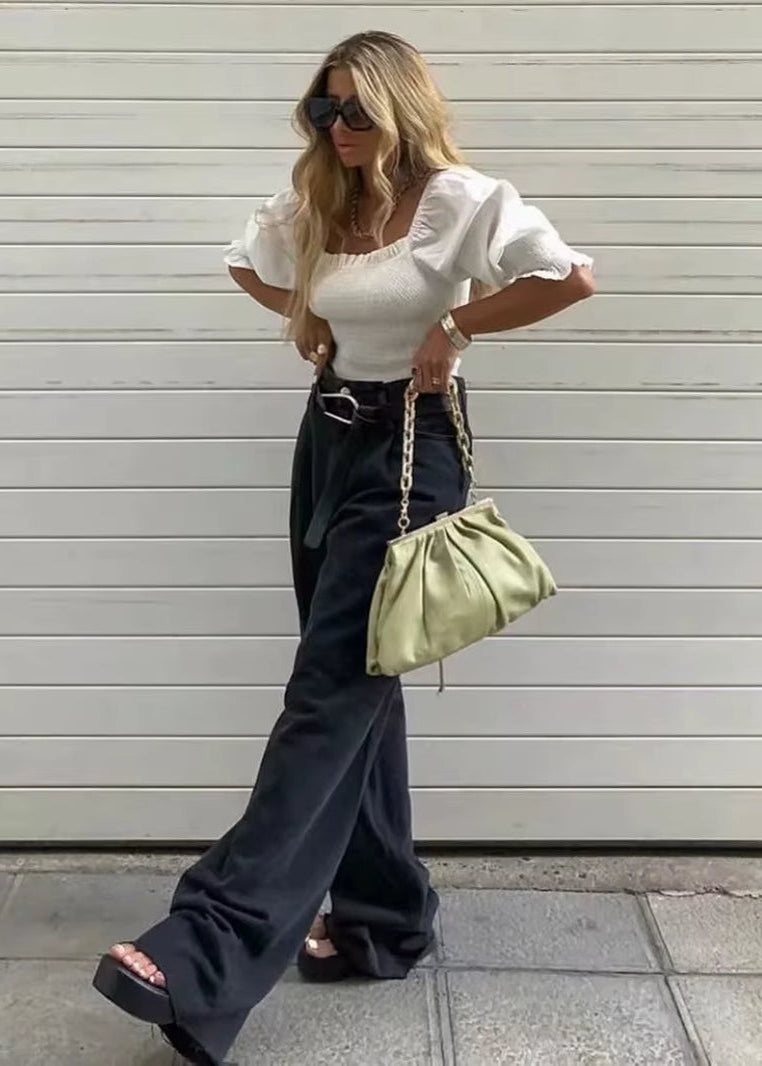 Casual Fashion Straight Leg Women'S Jeans Denim Bottom Harajuku Boyfriend Long High Waist Baggy Jeans Fall Pants