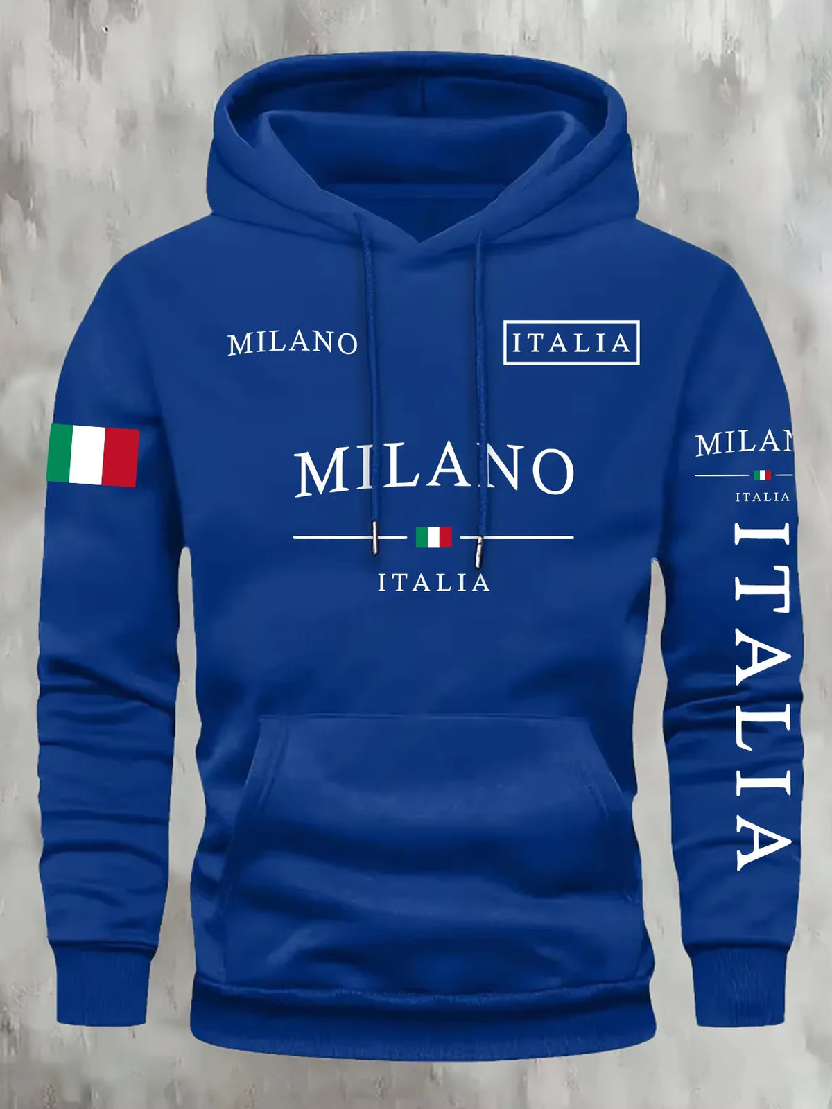 ITALIA MILANO Men Women Hoodie Outdoor Street Casual Sports Vacation Trend Spring Autumn Winter Couple Sweatshirt Top Clothing