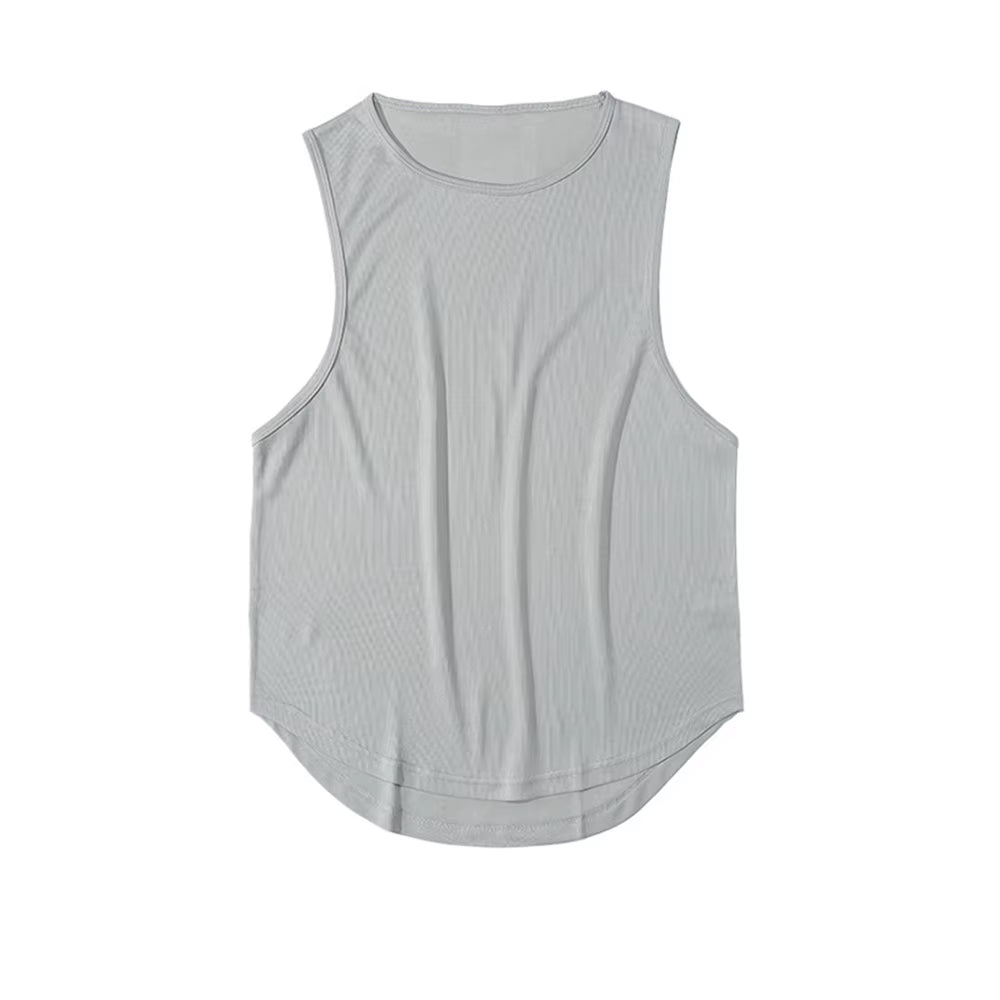 Men'S Sleeveless Sports T-Shirt Quick Drying Breathable Tank Top for Running Training Marathon Fitness Vest