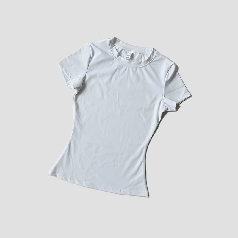 Women Yoga Top Seamless Sport T Shirts Fitness Clothes Short Sleeve Yoga Shirt Gym Top Running Active Wear