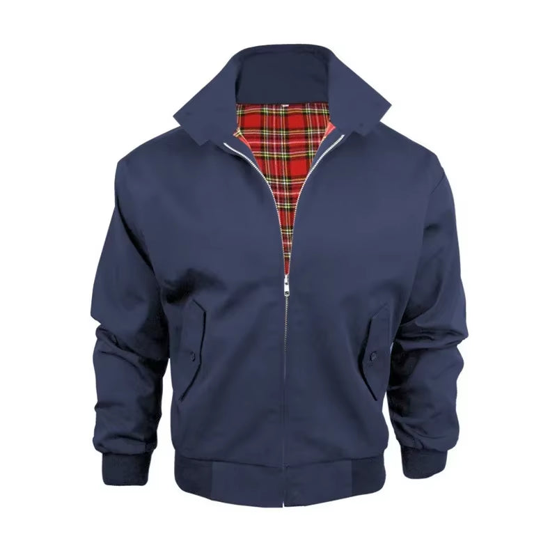 Men'S Autumn and Winter New Breathable Jacket, Retro Casual Warm and Fashionable Jacket Men'S Versatile and Trendy Jacket