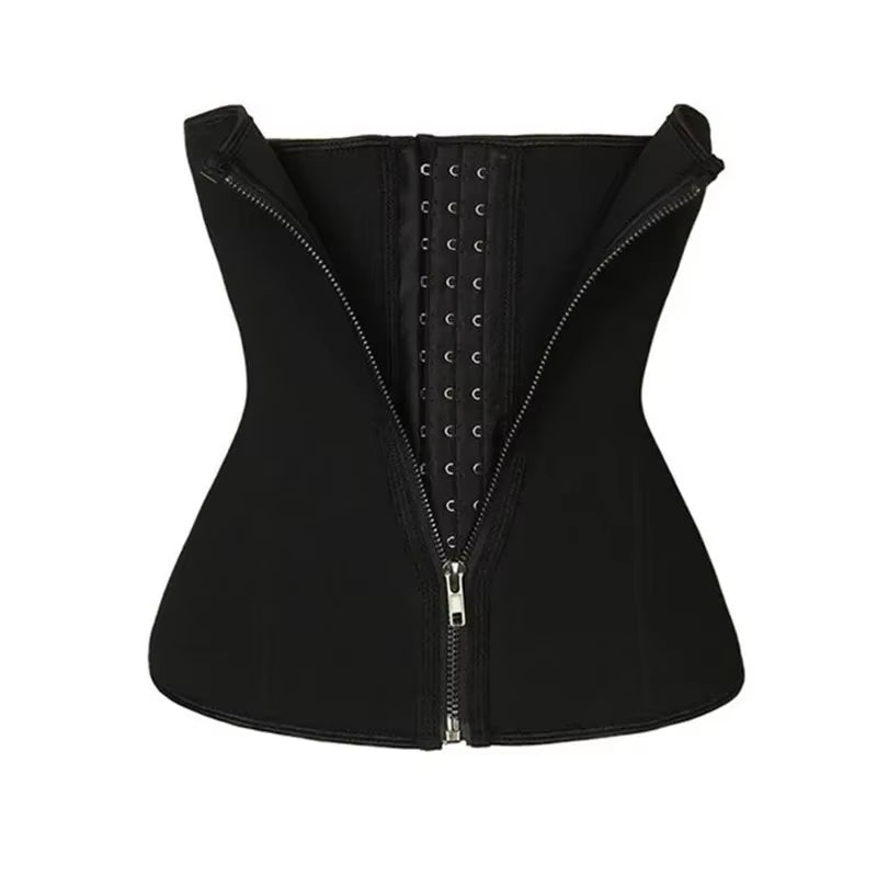 Waist Trainer Tummy Control Wrap Women Zipper Slimming Girdle Body Shaper Belt Hpt Thermo Neoprene Sauna Sweat Cincher