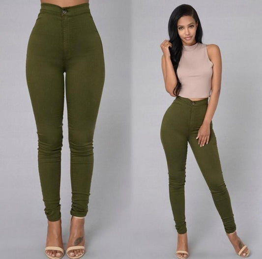 Ladies Fashion Slim Casual Stretch Skinny Jeans