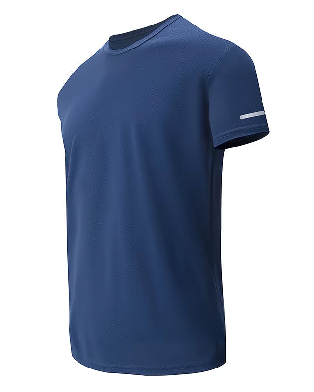 4-Pcs Men'S Leisure Quick-Drying Multicolor Short-Sleeved Loose and Comfortable plus Size Teenagers' Sports and Fitness Jack