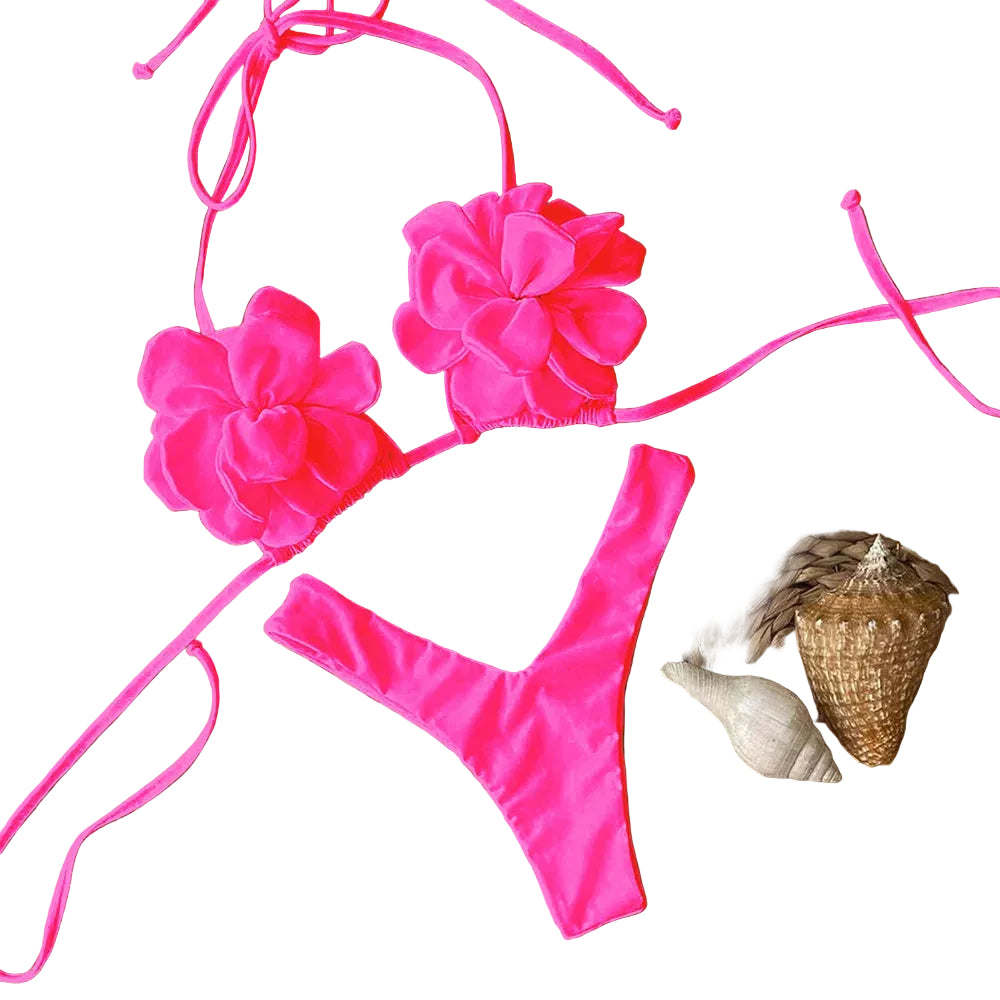 Sexy Floral Micro Bikini 2025 Women Swimsuit Female Swimwear Thong Bikinis Set Brazilian Beach Wear Bathing Suit Biquini