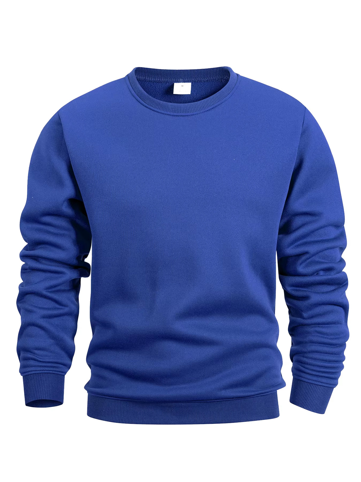 Men'S Crew Neck Sweatshirts Solid Color Sweatwear Spring Outdoor Casual Daily Long Sleeve Pullover Hoodie Man Sportswear